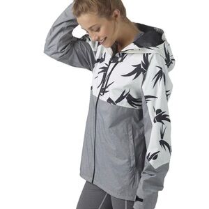 Burton Women's Gray and White Technical Shell Jacket